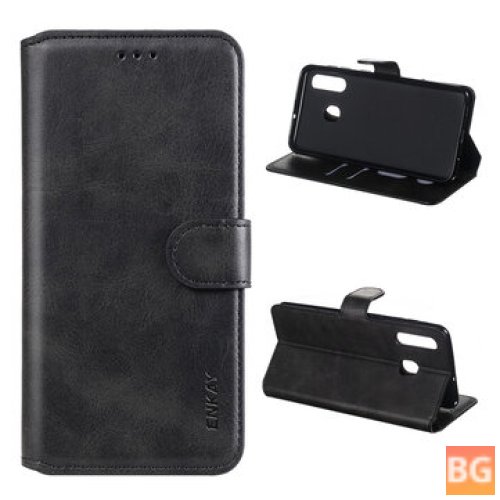 ENKAY PU Leather Flip-Up Stand for Samsung Galaxy M10s/A20/A30