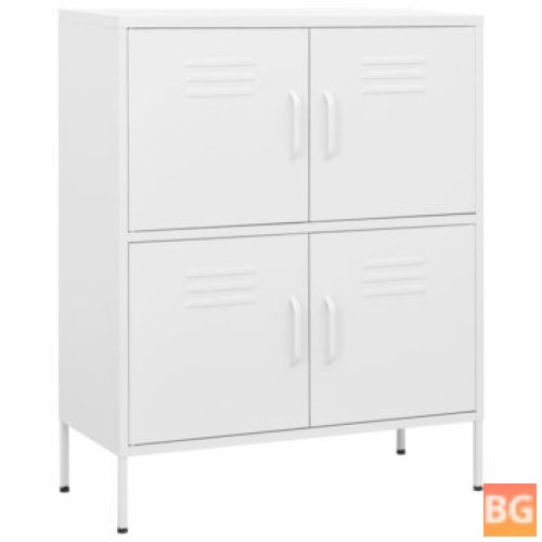 White Storage Cabinet with 31.5