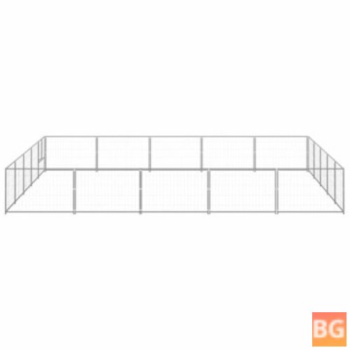 269.1 ft? Dog Kennel with Silver