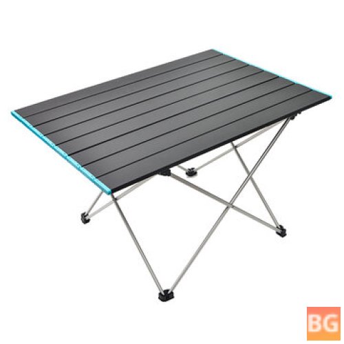 Table for Portable Picnic with Aluminum Alloy Frame and Self-Driving Mechanism