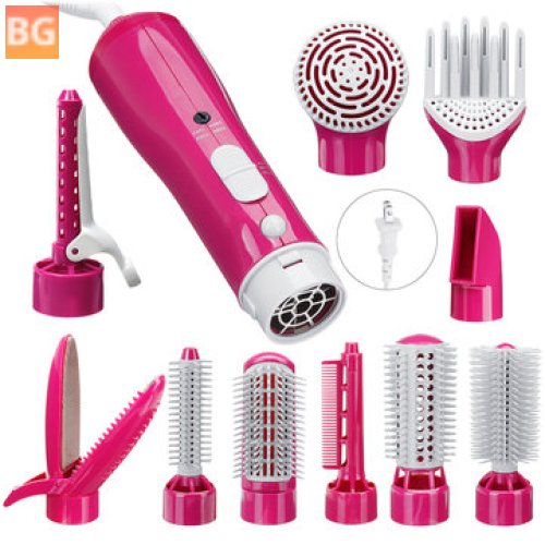 1-Step Hair Dryer with Comb and Straightener