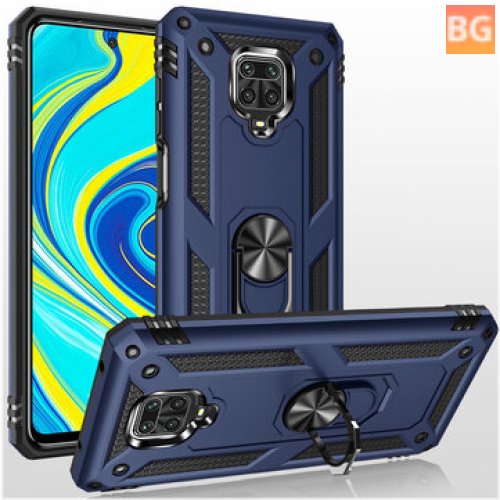 Shockproof PC Protective Case with 360°Rotatable Magnetic Ring Holder