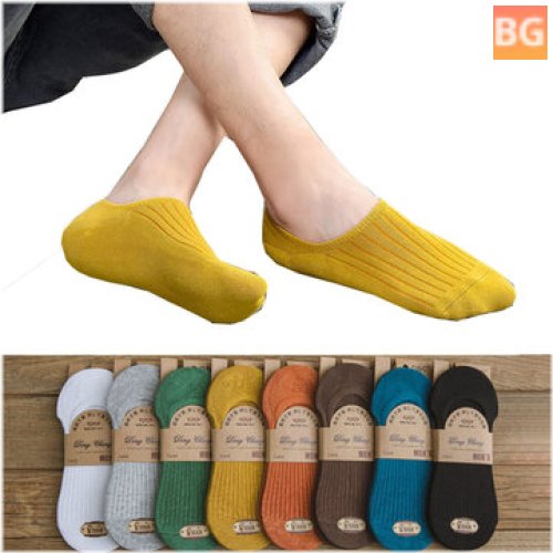 No-Show Low Cut Socks for Men and Women - Cotton
