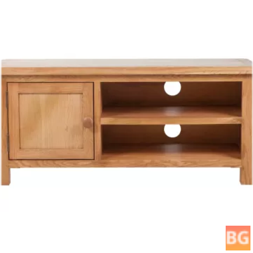 TV Cabinet with two convenient cable outlets - brown
