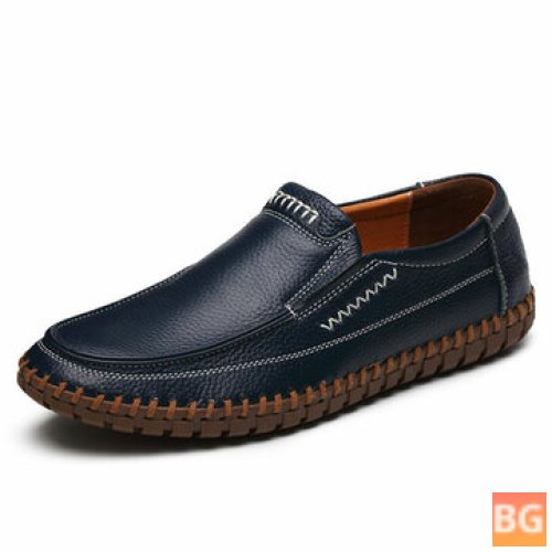 Banggood Shoes - Men's genuine leather softsole slip-on oxfords