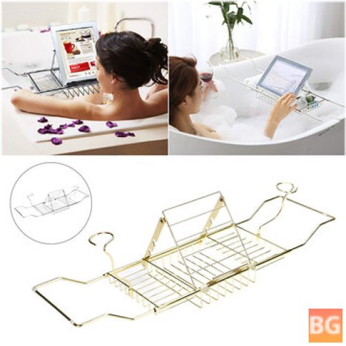 Stainless steel bathroom accessory tray for iPad - small gadgets