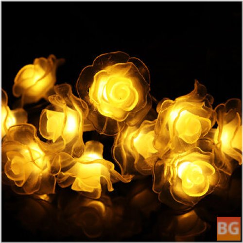 String Lights with 5 LED Colors - Waterproof and Outdoor