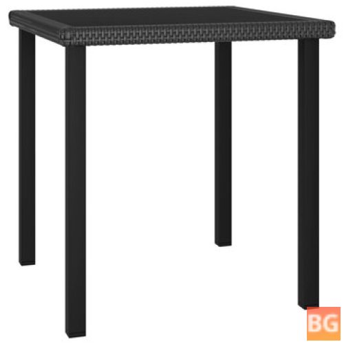 Dining Table - Black - 27.6x27.6