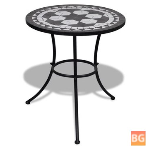 Bistro Table - Black and White