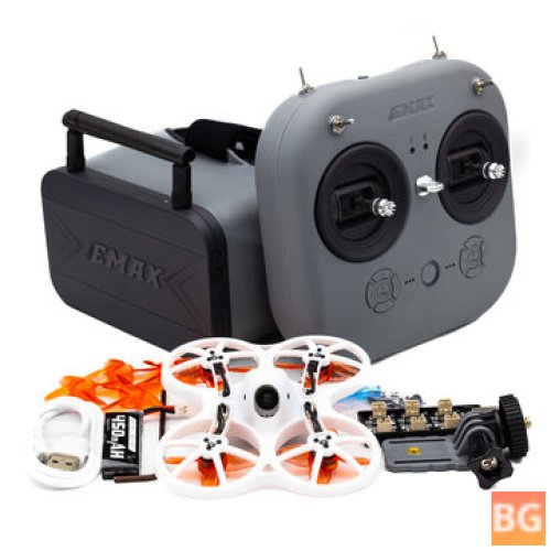 Emax EZ-Pilot Pro 80mm 3-inch FPV Racing Drone Transmitter/Transporter with 2 Goggles