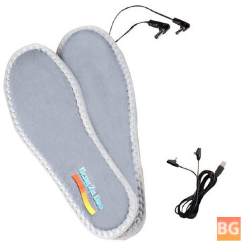 Heated Foot Insoles - Warm Sock Pad - Electrically Heating - Washable - Unisex