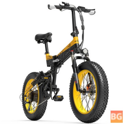 Bezior XF200 Folding Electric Moped Bike - Powerful, Long-Range, and High-Capacity