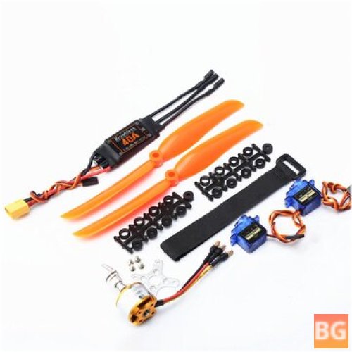 A2208 9g Servo+8060/6035 Propeller RC Power Combo System for RC Airplane