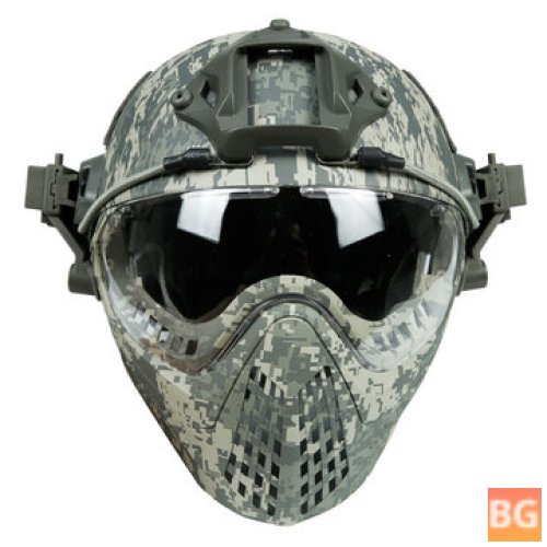 WoSporT CS Army Tactical Helmet without Mask