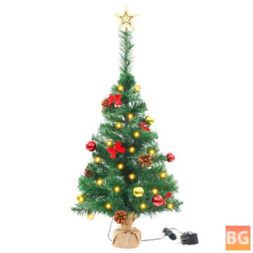 Spruce Artificial Christmas Tree with 20 LEDs, easy assembly