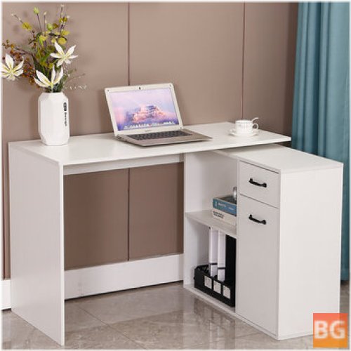 Computer Desk with Shelf for Home Office Living Room