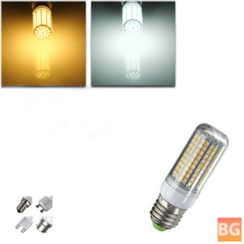 8W LED Corn Bulb - White/Warm White - Multiple Base Options - 220V/240V