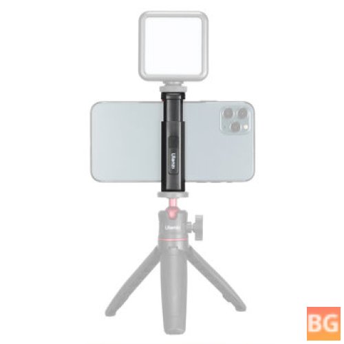 Ulanzi ST-19 Mini Vlog Live Streaming Smartphone Holder with Cold Shoe Mount 1/4in Screw Hole for 47-57mm