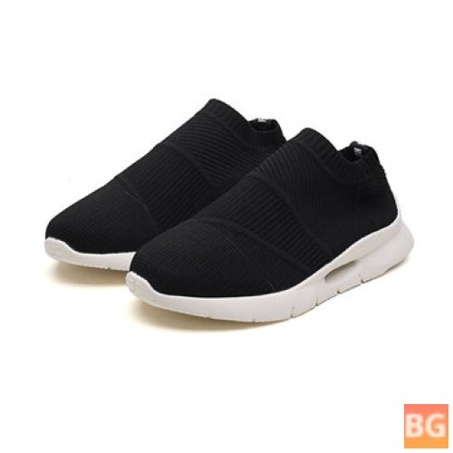Mesh Sneakers - Men's - Slip-On Soft Casual Running Shoes