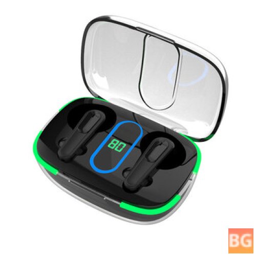 Bluetooth Earphones with 360mAh LED Battery - Stereo