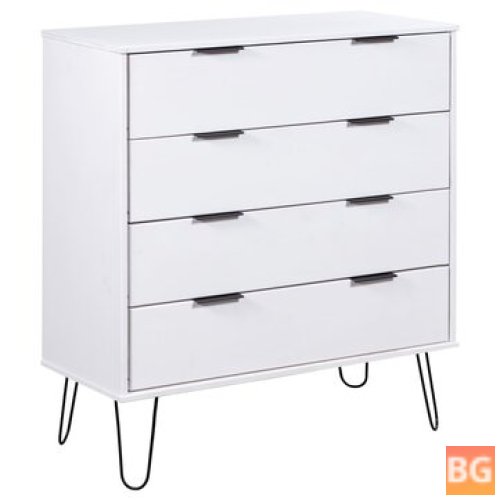 Drawer Cabinet in White - 30.1