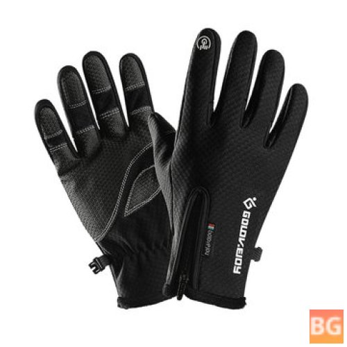 Windstopers Skiing Gloves with Touchscreen and Water Repellent