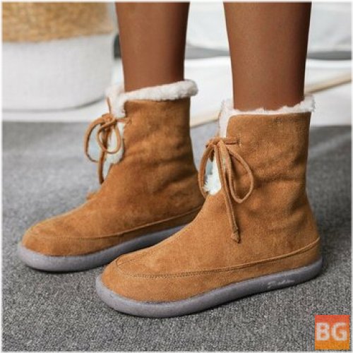Women's Snow Boots with Laces