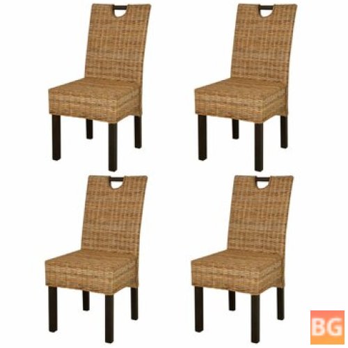 Chairs with Arms and Legs - 4 Pieces