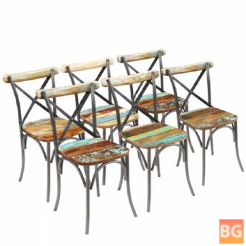6-Piece Solid Wood Dining Chairs