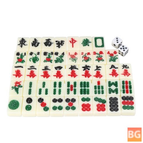 Mah-Jong Set - Chinese Puzzle Game - Box - Rare 144 Tiles