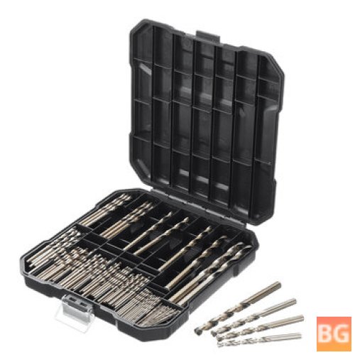 99Pcs Cobalt Drill Bit Set for Stainless Steel, Wood, and Metal