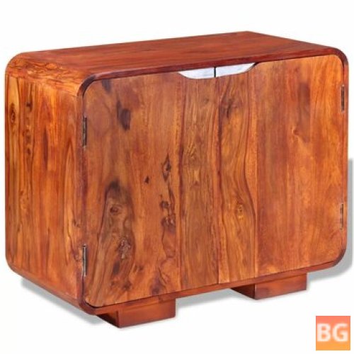 Solid Sheesham Wood Sideboard - 29.5