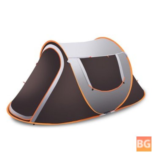 3-4 People Instant Pop-Up Tent with Sunshade and Shelter
