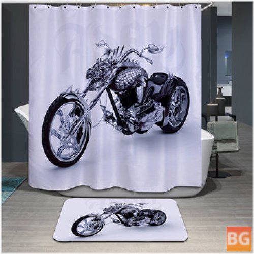 Waterproof Shower Curtain - 180x180CM