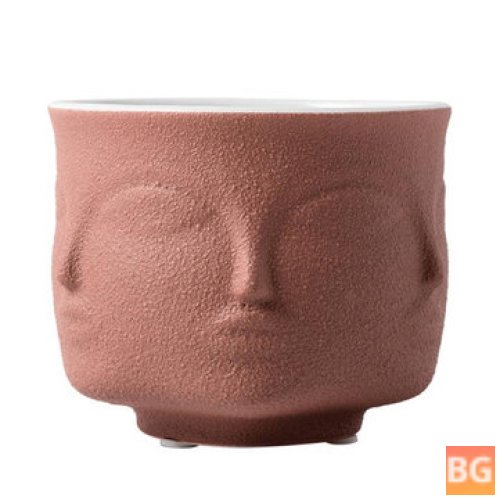 Creative Ceramic Flower Vase - Office Home Decorations Holder