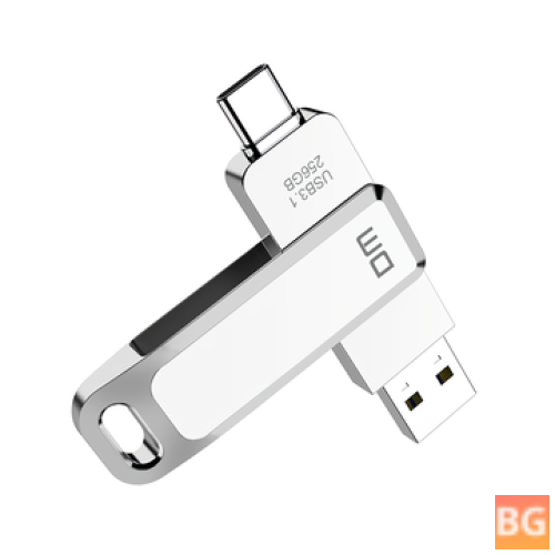 Type-C & USB3.1 Flash Drive - Dual Interface OTG Memory Flash Disk - 32G, 64G, 128G, 256G, 360° Rotation - PD168