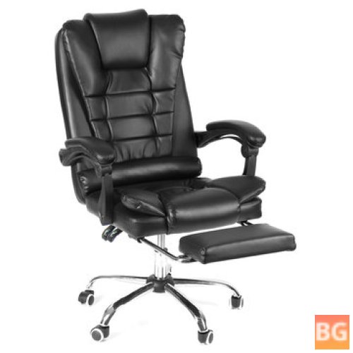 Hoffree Ergonomic Reclining Office Chair with Footrest