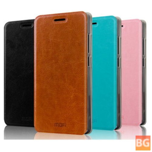Leather Flip Cover for Lenovo A916