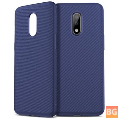 Oneplus 7 Carbon Fiber Texture Shockproof Soft TPU Protective Case