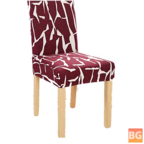Printed Chair Protector with Stretch Fabric
