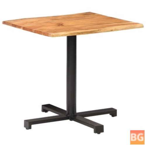 Bistro Table with Live Edges 27.6