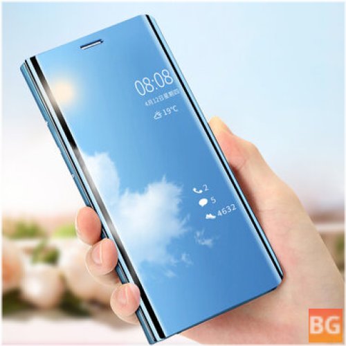 MiNote 10 Lite Protective Flip Cover with Mirror Window