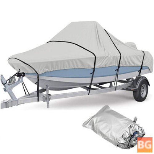 210D Oxford Boat Cover - Waterproof Trailerable Fish Speed Outdoor Yacht Cover