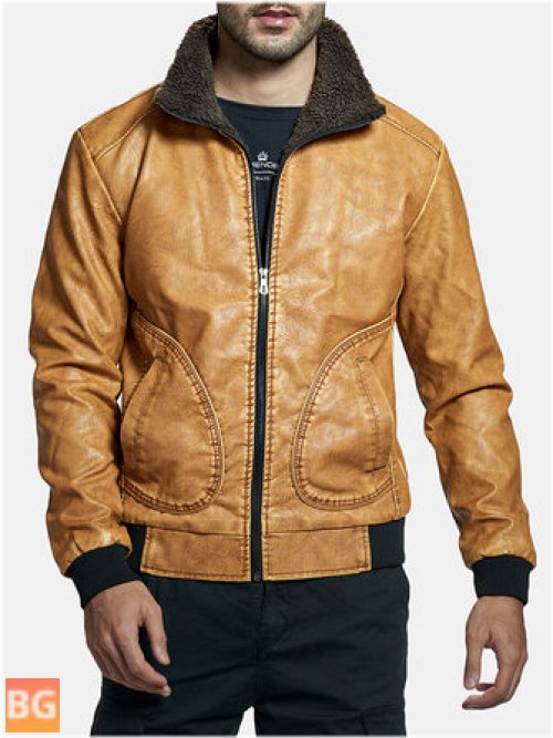 PU Leather Jackets for Men