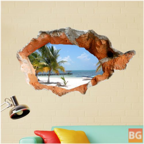WALL DECALS - 38 Inch - REMOVABLE SEA WALL ART STICKERS - HOMEMADE DECOR