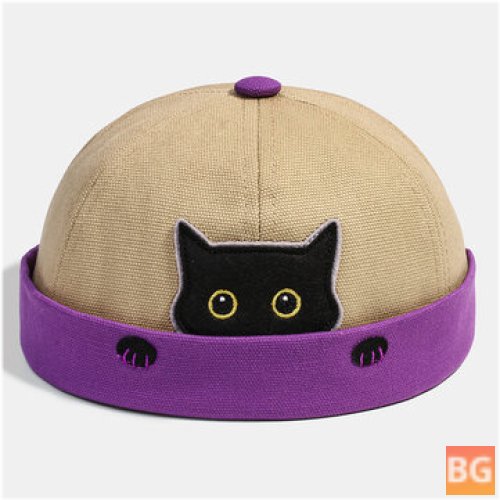 Banggood Design Men's Cotton Hat - Cats Pattern - Casual - Brimless - Landlord - Cap - Skull - Beanie - Hat