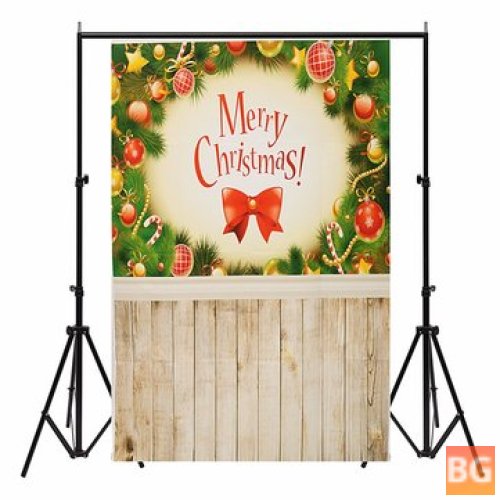 3x5FT Vinyl Merry Christmas Decor Background for Photography Backdrop