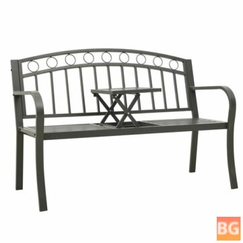 Garden Bench with a Table 39.6