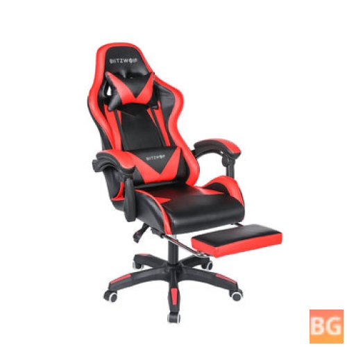 BlitzWolf® BW-GC1 Gaming Chair - Ergonomic Design - 150° Reclining Detachable Pillows Footrest - Integrated Armrest