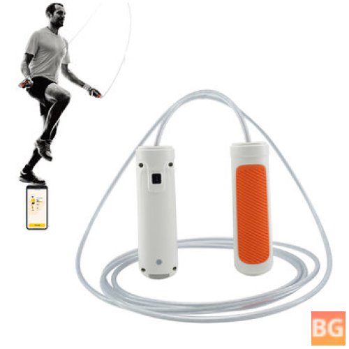 Smart Jump Rope with Heart Rate Sensor and App Support